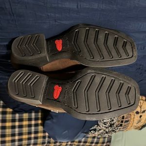 Justin Cowboy Boots Mens 8D